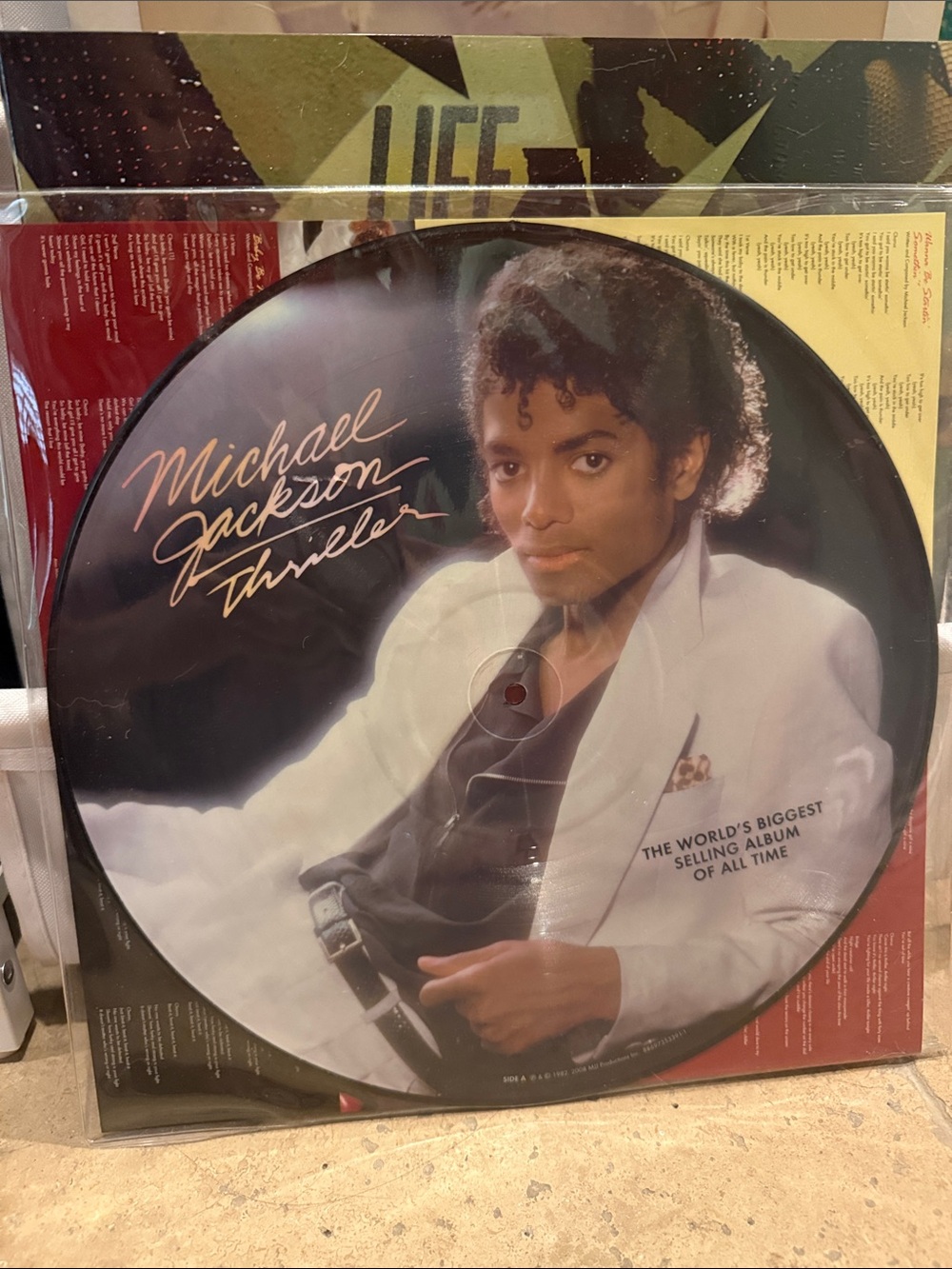 micheal jackson picture disk vinyl